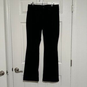 White House Black Market The Sculpt Black Skinny Flare Jeans Size 10 (33x31) EUC